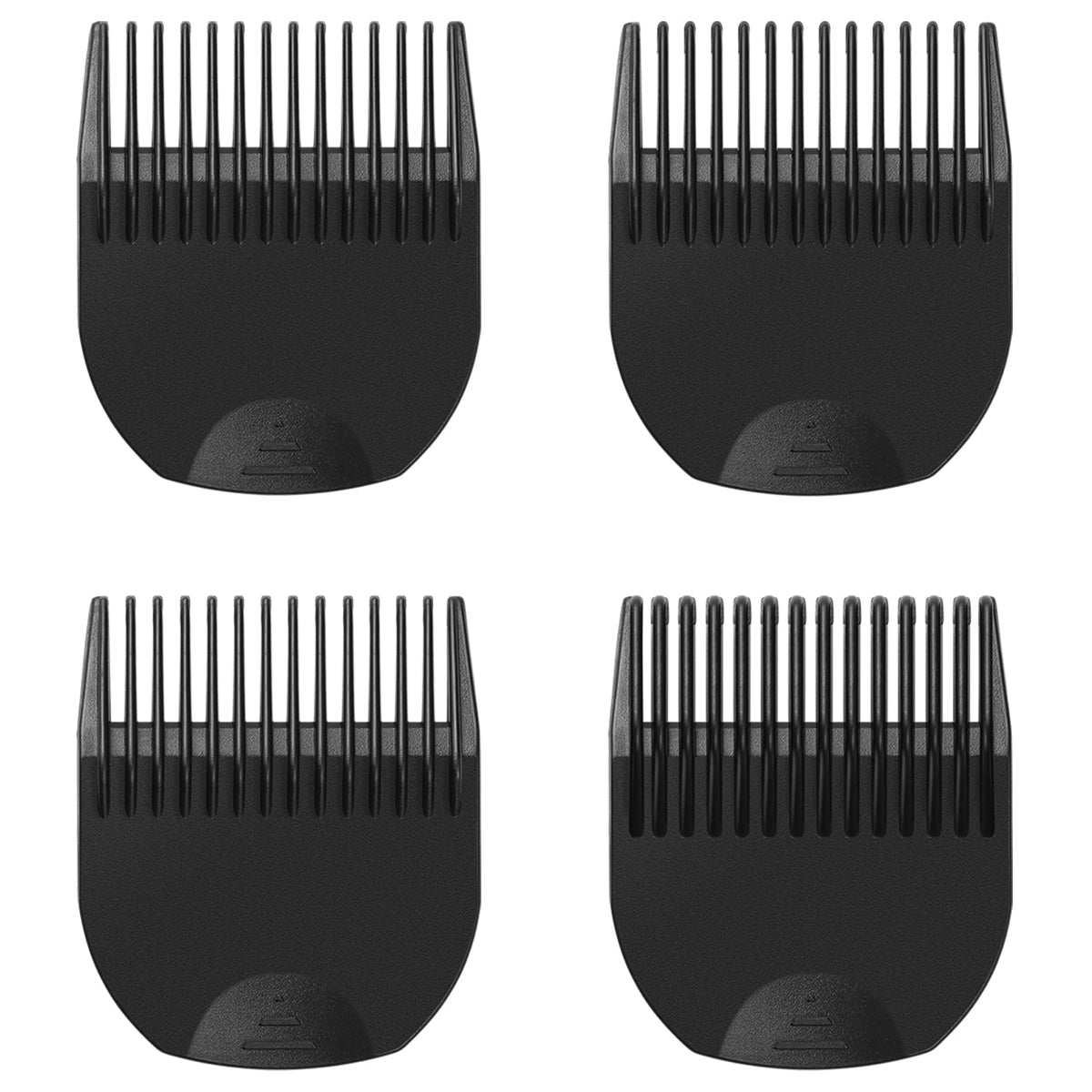 4 Professional Hair Trimmer Guards Cutting Guides for Manscaped The Lawn Mower 3.0 with Organizer - From 1/8" to 1/2" inch - Precisely Fit for Manscaped Lawn Mower 3.0 Replacement Combs