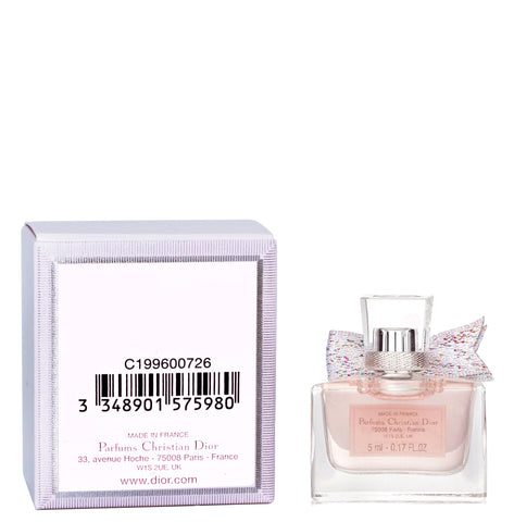 Miss Dior Eau de Parfum Mini Splash for Women, 0.17 Ounce