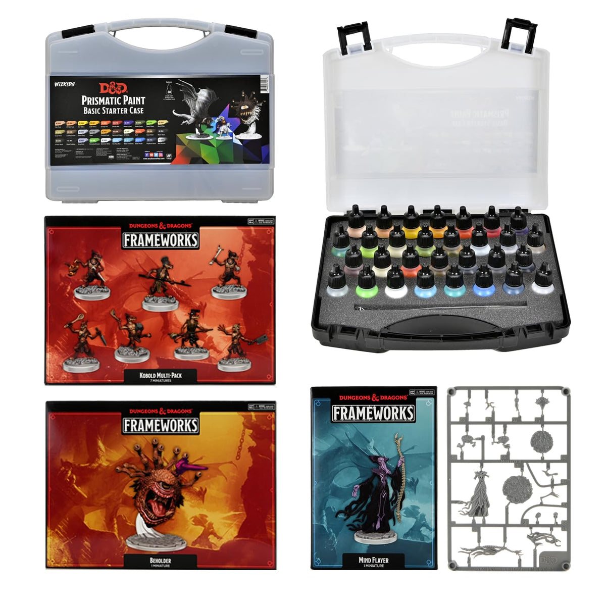 WizKids Dungeons & Dragons - Frameworks & Paint Bundle