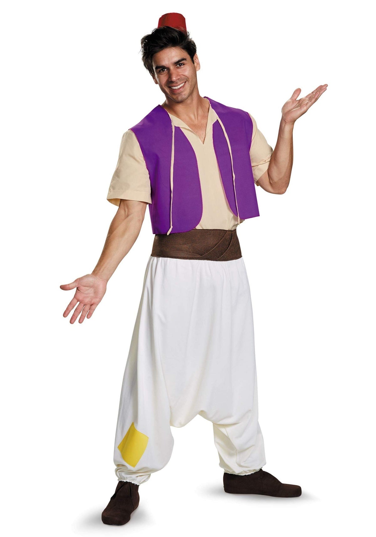 Aladdin Adult Street Rat Costume, Official Disney Alladin Character Costume, X-Large