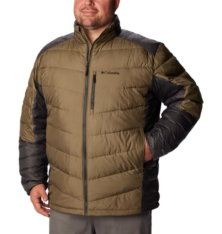Columbia Men's Labyrinth Loop Jacket, Stone Green/Shark, X-Large