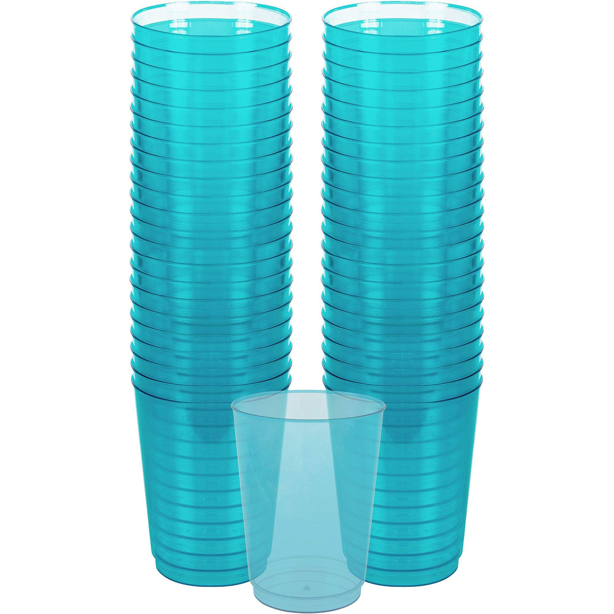 Caribbean Blue Plastic Cup Big Party Pack, 10 Oz., 72 Ct.