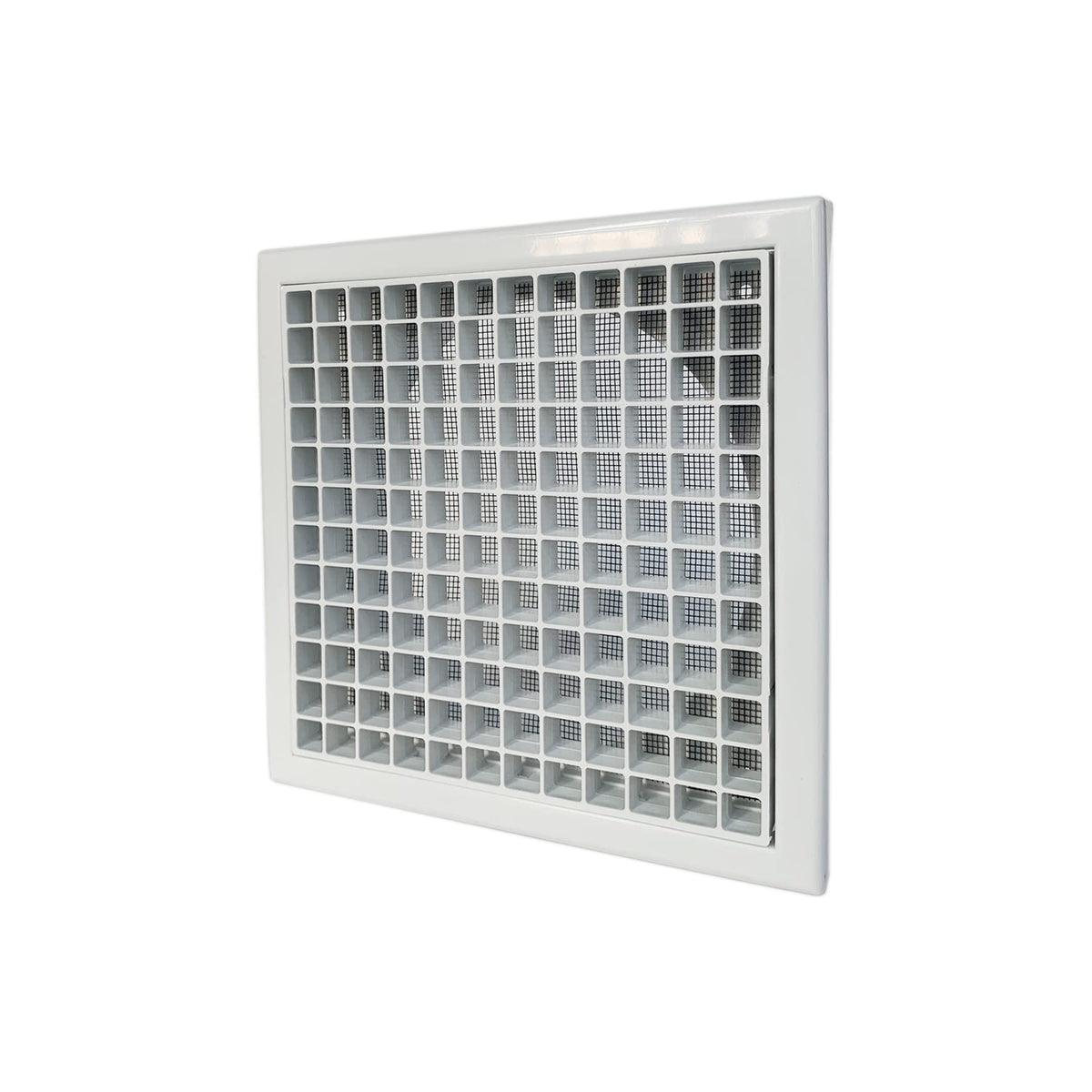 GEFONG Plastic Vent Grille 6 inch 150mm with Anti-Insect Mesh for Outlet Air Ventilation Internal Use Wall and Ceiling Mounting Plastic White 1 Pcs