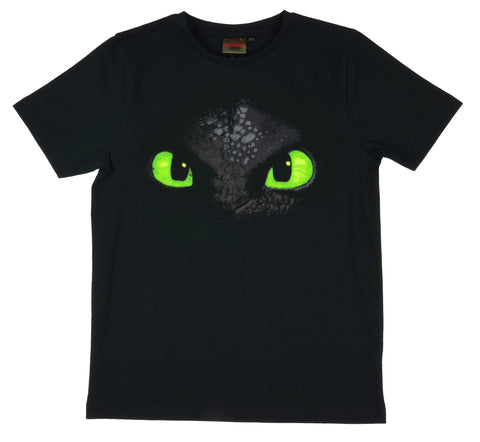 Dragons Children Shirt Toothless, Black, 5-6 Years (EU 116/122)