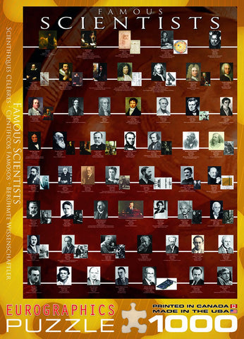 EuroGraphics Famous Scientists 1000 Piece Puzzle