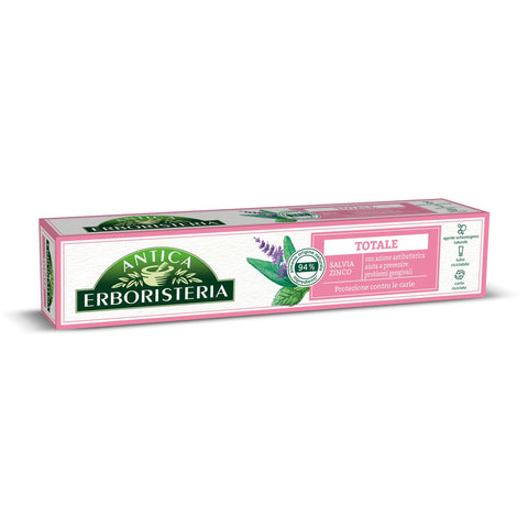 Antica Erboristeria Toothpaste, 1 Tube x 75 ml Total Bianco