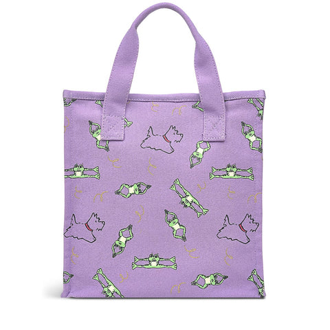 RADLEY London Jumping for Joy- Small Open Top Tote Bag Recycled Fabric in Lavender Lilac