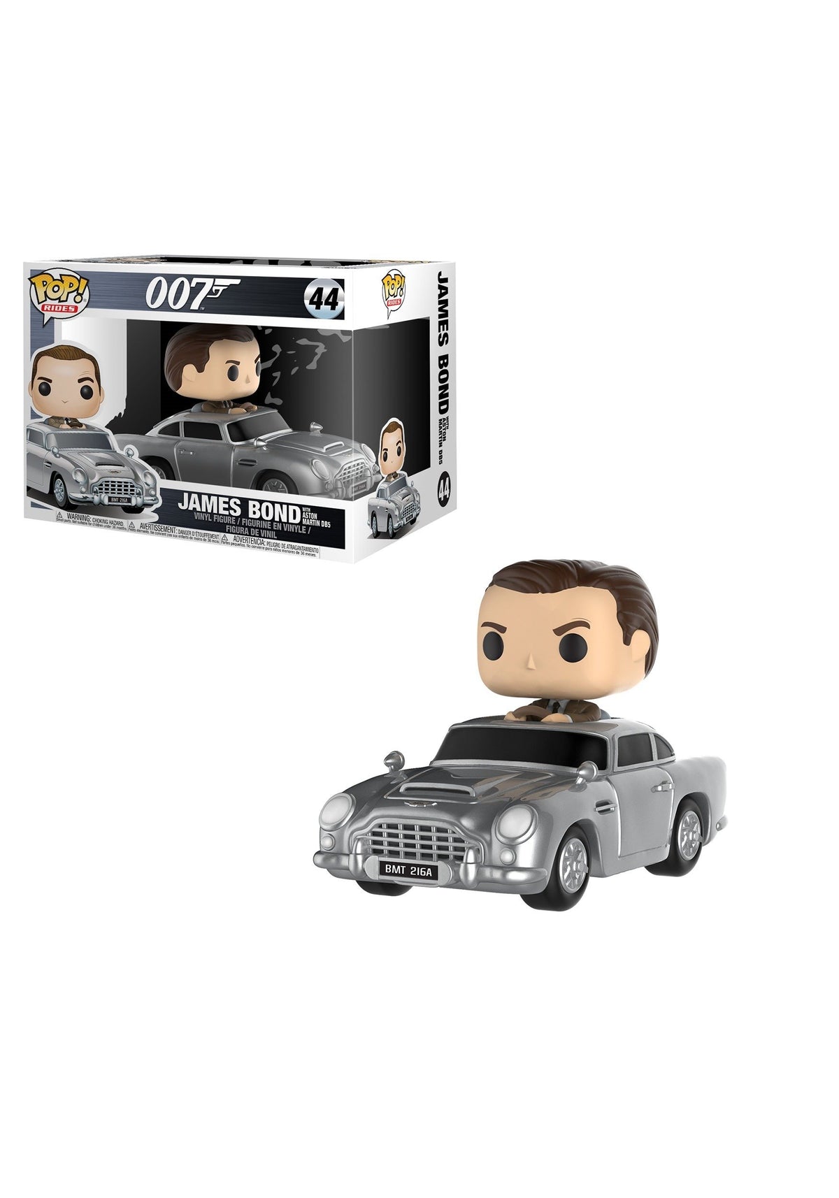 Funko Pop! Rides: James Bond - Sean Connery with Aston Martin Collectible Toy