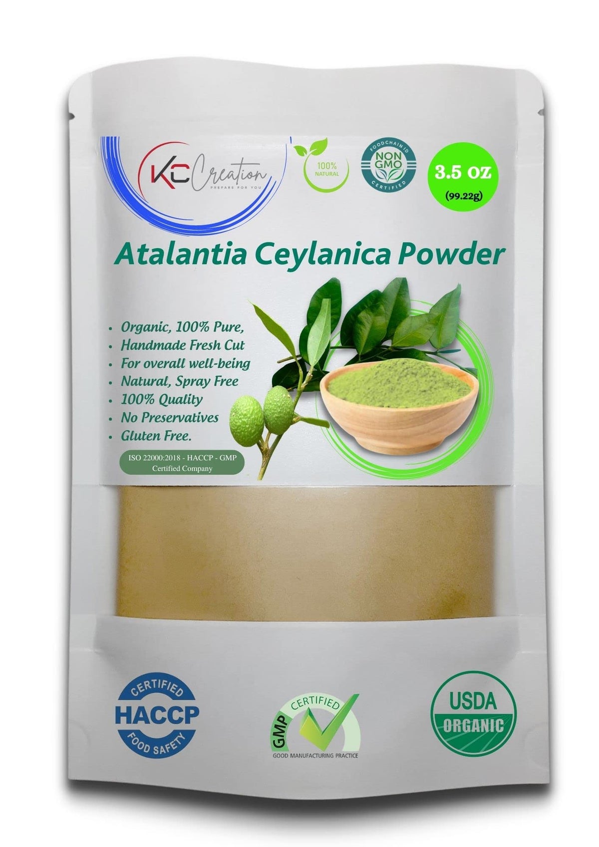 Yaki-Naran-Leaves Powder, Atalantia-Ceylanica-Leaf Powder Powder - (3.5oz)