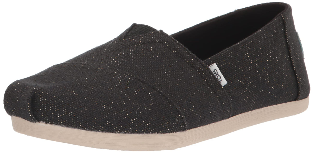 TOMS Women's Alpargata CloudBound Loafer Flat, Black, 8.5