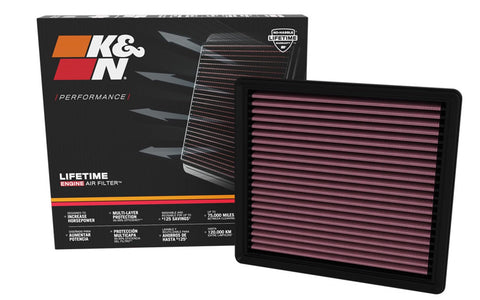 K&N Replacement Air Filter compatible with Jeep Wrangler V8 6.4L 2021- (33-5127)
