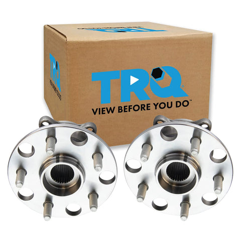 TRQ Rear Wheel Bearing & Hub Assembly Pair LH RH Sides for Lexus G350 IS350 RC350