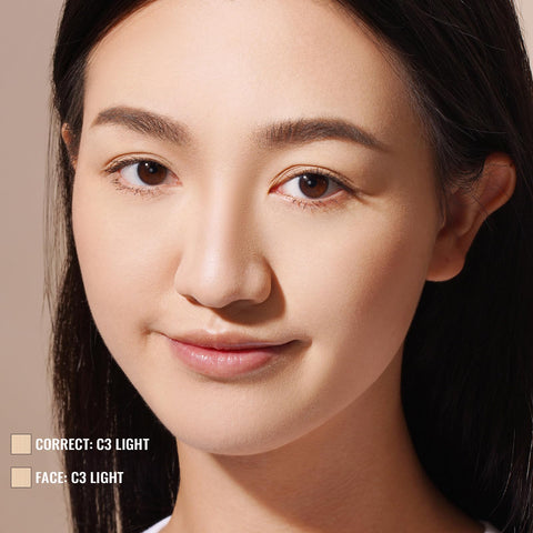 Oulac Concealer Full Coverage, Concealer Stick for Dark Circles, Hydrating Concealer Infused with Hyaluronic Acid, Lightweight, Long Lasting, Vegan Concealer 3.8ml, Shade: C3 Light