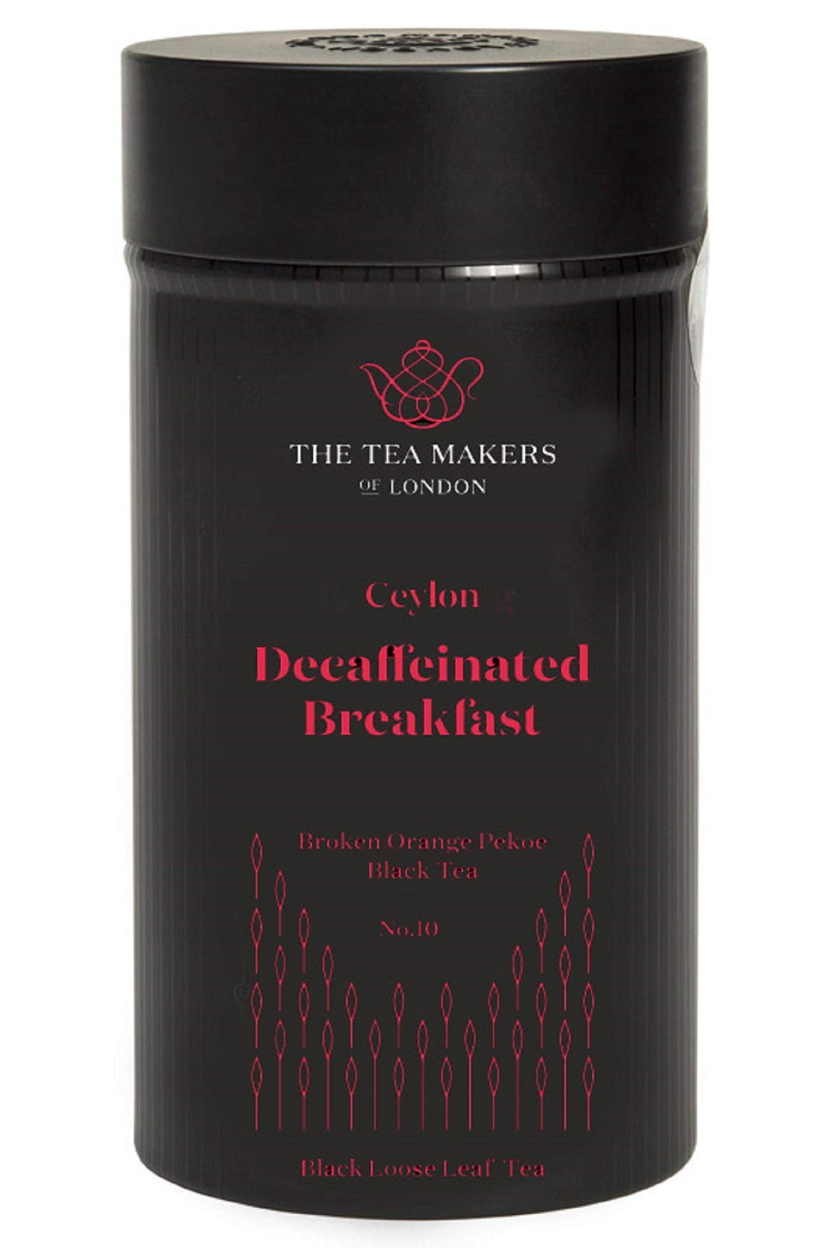 The Tea Makers of London Decaffeinated Ceylon BOP Black Tea 125g Caddy