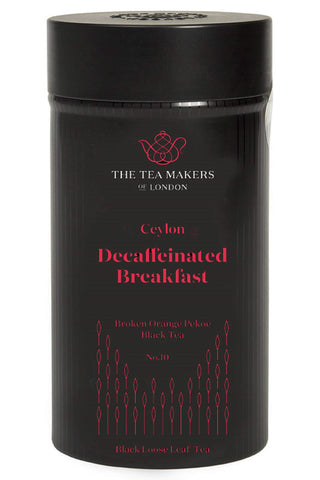 The Tea Makers of London Decaffeinated Ceylon BOP Black Tea 125g Caddy