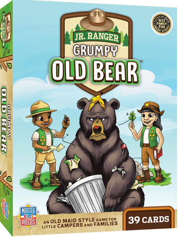MasterPieces Licensed Kids Games - Jr Ranger - Grumpy Old Bear Kids Card Game Games for Kids & Family, Laugh and Learn