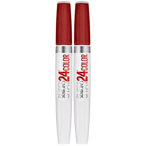 Maybelline SuperStay 24 2-Step Liquid Lipstick Makeup, Timeless Toffee, 2 COUNT