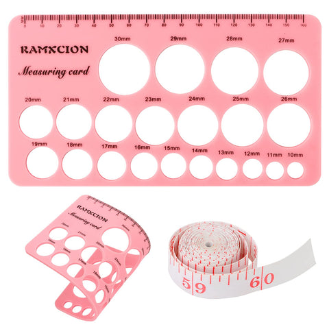 Nipple Ruler, Nipple Rulers for Flange Sizing Measurement Tool , Silicone & Soft Flange Size Measure for Nipples, Breast Flange Measuring Tool Breast Pump Sizing Tool - New Mothers Musthaves
