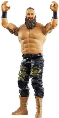WWE MATTEL Braun Strowman Basic Series #112 Action Figure in 6-inch Scale with Articulation & Ring Gear