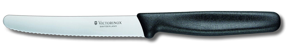 Victorinox 180300 Tomato-/Table Knife 11cm, stainless_steel, Silver/Black, 25 x 16 x 6 cm