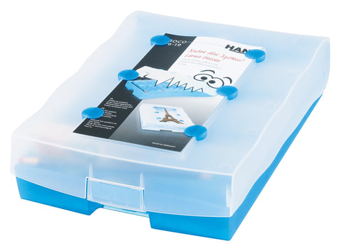 HAN 9988-643, CROCO 2-6-19 System flashcard file. The vocabulary learning system that helps you remember by reinforcing what you've already learnt, translucent blue