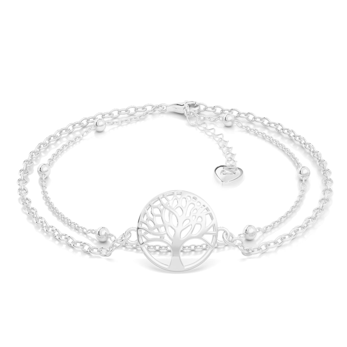 SERASAR Tree of Life Bracelet Women Jewelry 925 Sterling Silver 18K Gold Jewelry Ladies Bracelet Women Chain Bracelet Ladies Jewelry Gift Idea Birthday Gift for Women Arm Chain Ladies