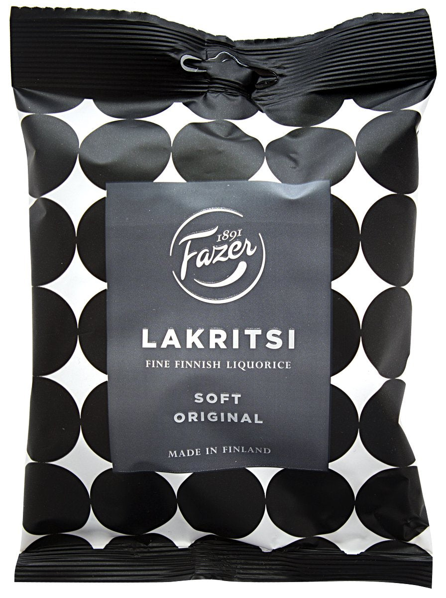 Fazer Lakritsi - Soft & Original - Fine Finnish Licorice - Bag 150g