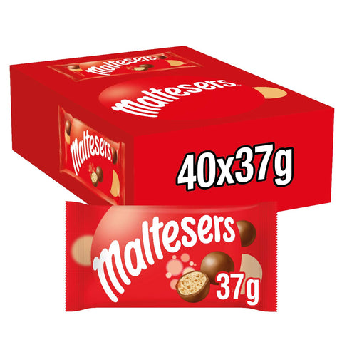 Maltesers Standard Bag, 37 g - Pack of 40 Chocolate