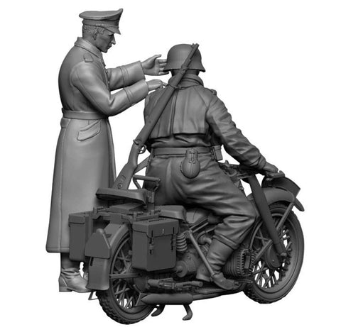 Zvezda Models 3632 - German R-12 Heavy Motorcycle - Plastic Soldiers Kit - Scale 1:35 119 pcs 2.5'', ZV3632