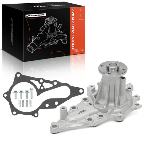 A-Premium Engine Water Pump with Gasket and O-Ring Compatible with Lexus IS300 2001-2005, GS300 1998-2005, 3.0L, Replace# 1610049875, 1610049876
