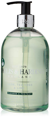 Baylis & Harding Aloe, Tea Tree & Lime Anti Bacterial 500ml Hand Wash - Vegan Friendly