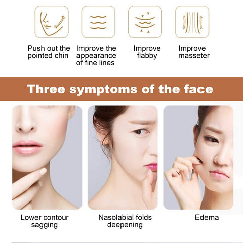 ZJchao Face Massager Roller, 3D Rollers Face Lift Tool Firming Beauty Massage V Face Lifting Tightening Face Slimming Roller Beauty Women