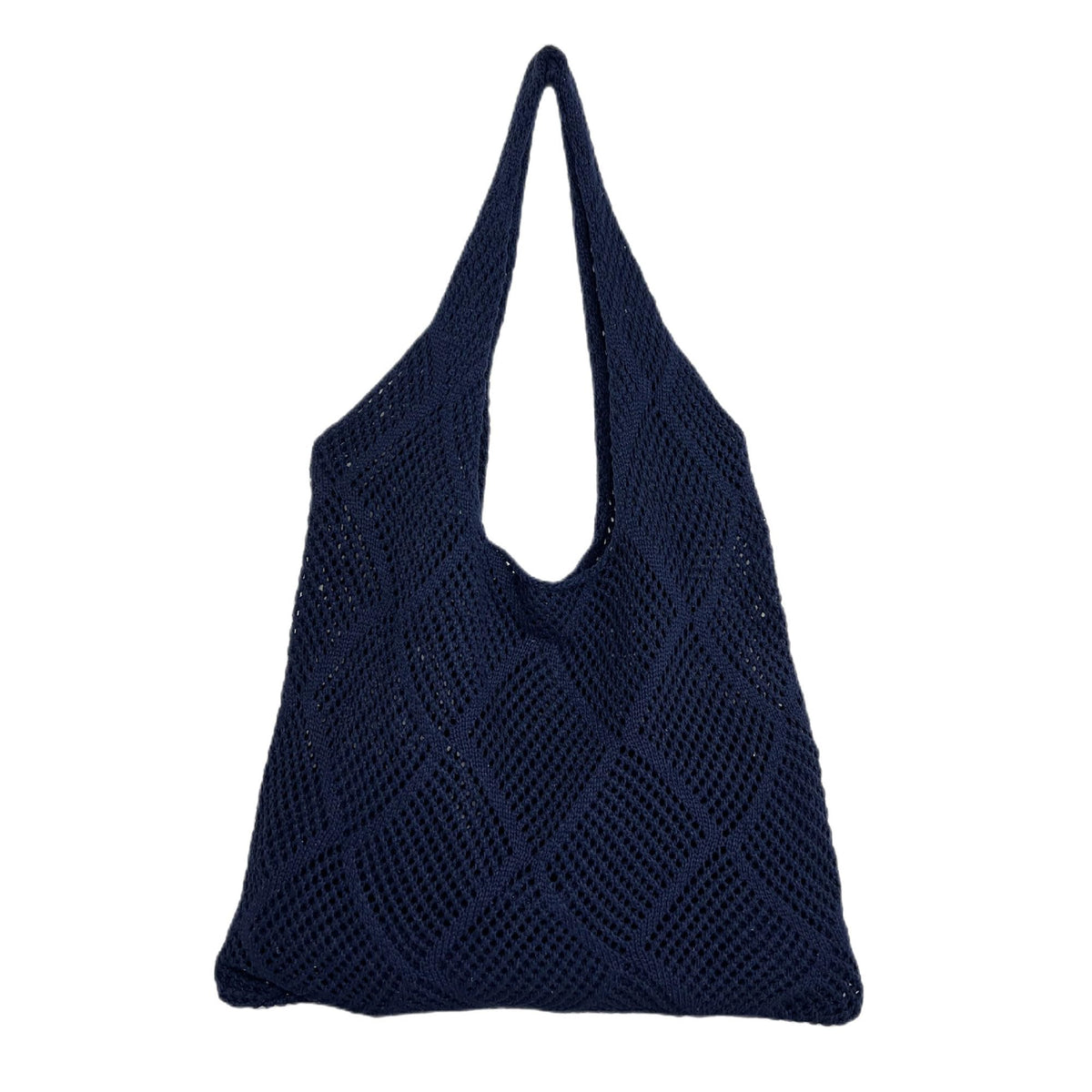 Bestgift Shoulder Bags Knitting Bags Handbags Handbags Women Knitting Bags Shopping Bags Tibetan blue one size