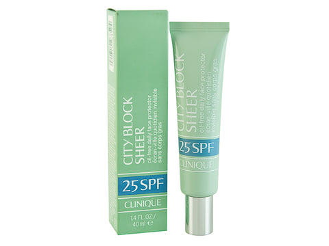 Clinique City Block Sheer SPF 25 Oil Free Daily Face Protector 40ml