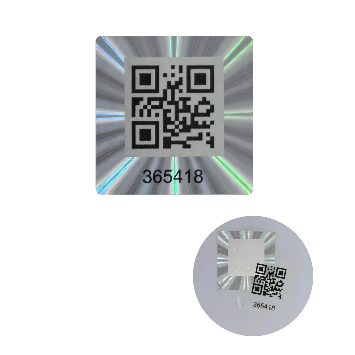 380pcs Hologram QR Code Labels, Tamper-evident Security Seal Sticker,Warranty Void Tamper Proof Labels with Unique Sequential Serial Numbering?1X1 inch)