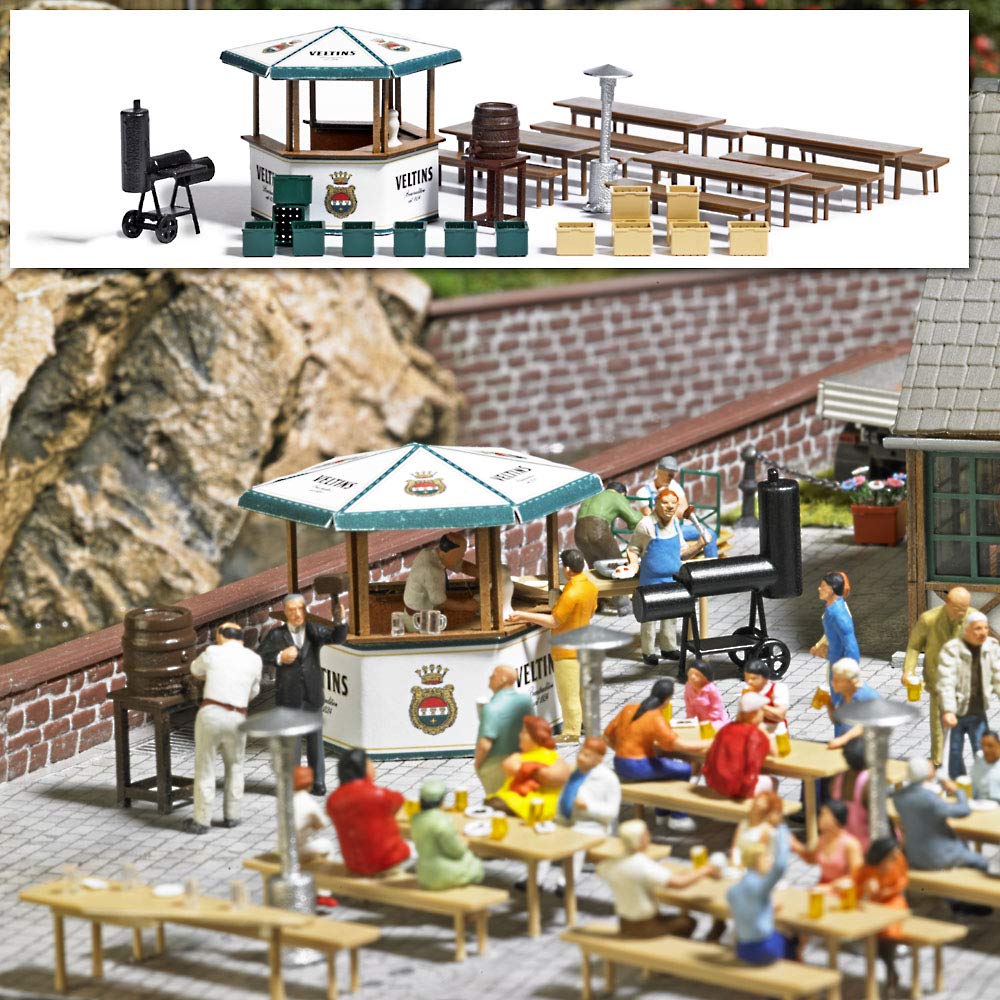 Busch 1048 Beer Garden Accessories HO Scale Scenery Kit