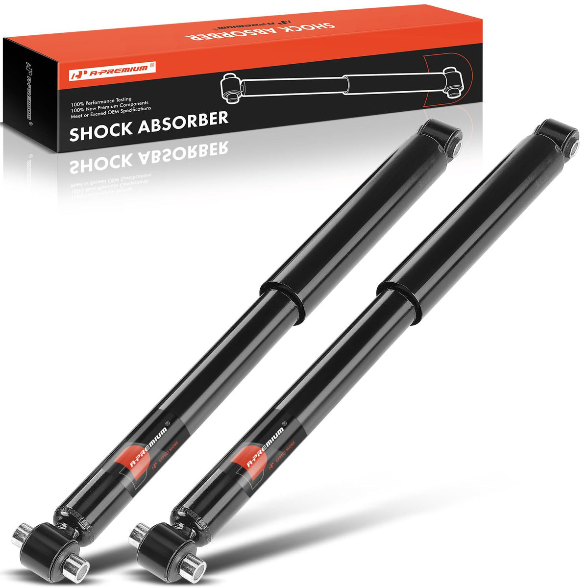 A-Premium Car Shock Absorbers Rear Struts Compatible with Chevrolet SSR Trailblazer GMC Envoy Buick Rainier Isuzu Oldsmobile Left Right 2-PC Set
