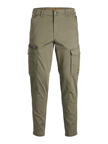 JACK&JONES Men's JPSTACE JJDEX Tapered AKM O. NOOS Shorts, Dusty Olive, 32/36