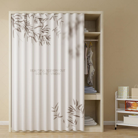 Chaoyilian Cabinet Curtains For Shelves,Privacy Closet Curtain,Cabinet Curtains,Dust-Proof Window Shades Doorway Curtain,Self Adhesive,Light Blocking,for Shoe Cabinets,Cabinets,Washing Machine,Shelf
