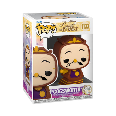 Funko Pop! Disney: Beauty and The Beast - Cogsworth Multicolor 3.75 inches
