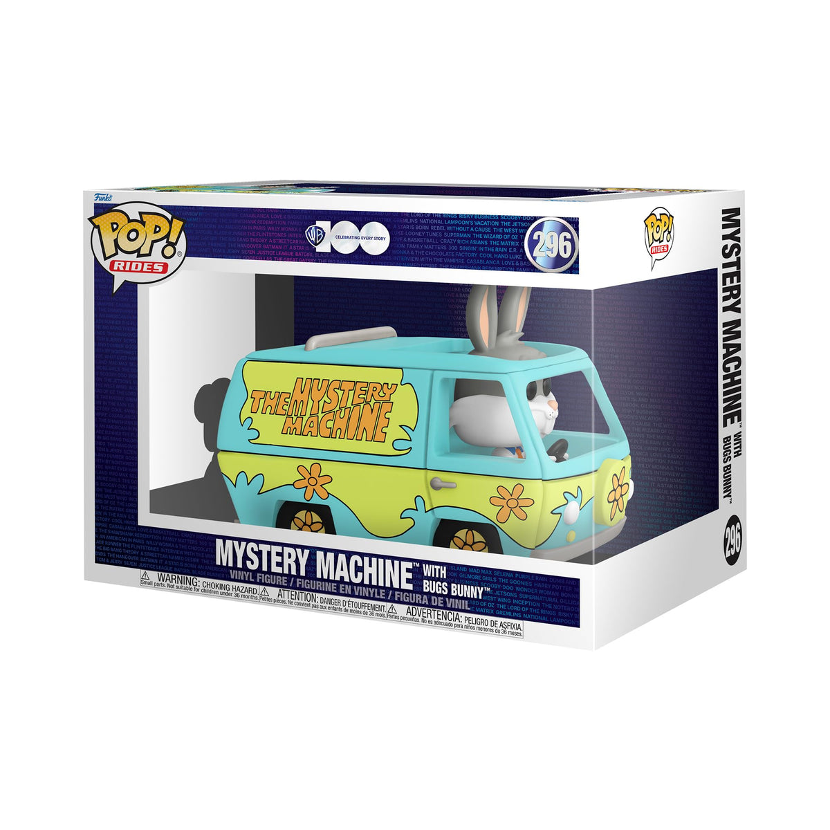 Funko Pop! Ride Super Deluxe: WB 100 - Looney Tunes, Mystery Machine with Bugs Bunny