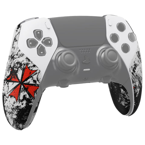 PlayVital Anti-Skid Sweat-Absorbent Controller Grip for ps5 Edge Wireless Controller, Professional Textured Soft PU Handle Grips Anti Sweat Protector for ps5 Edge Controller - Biological Hazard