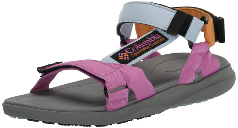 Columbia Women's Globetrot Sandal, Whisper/Berry Patch, 8