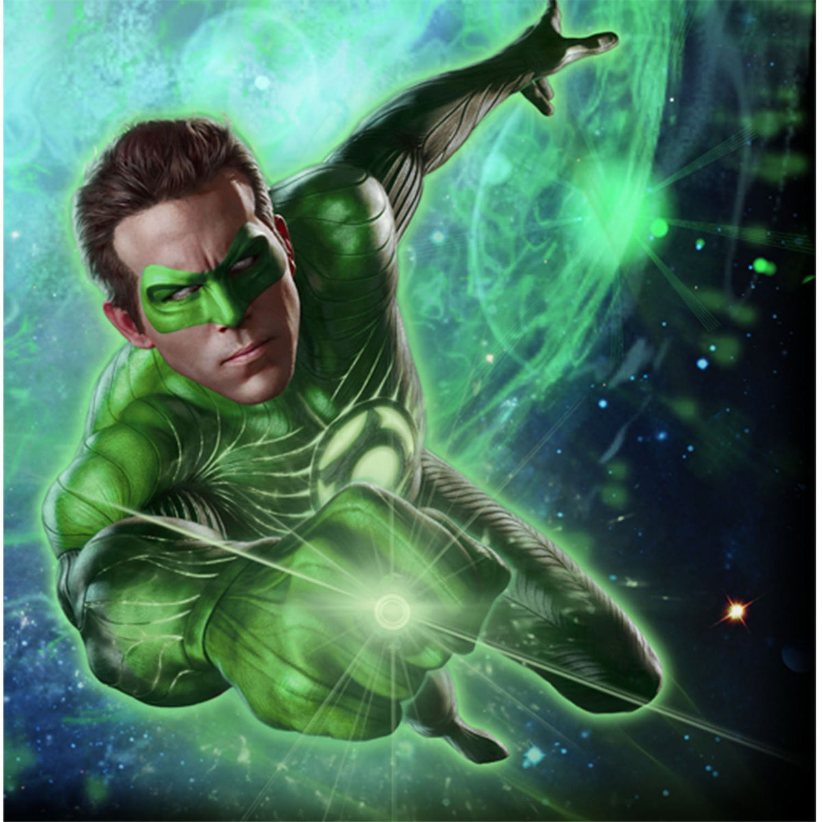 Green Lantern Party Beverage Napkins