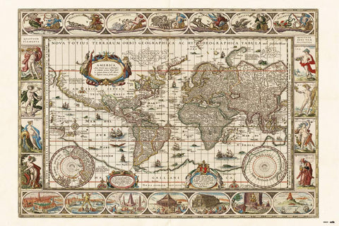 Grupo Erik Official Ancient World Map Poster - 35.8 x 24.2 inches / 91 x 61.5 cm - Shipped Rolled Up - Cool Posters - Art Poster - Posters & Prints - Wall Posters
