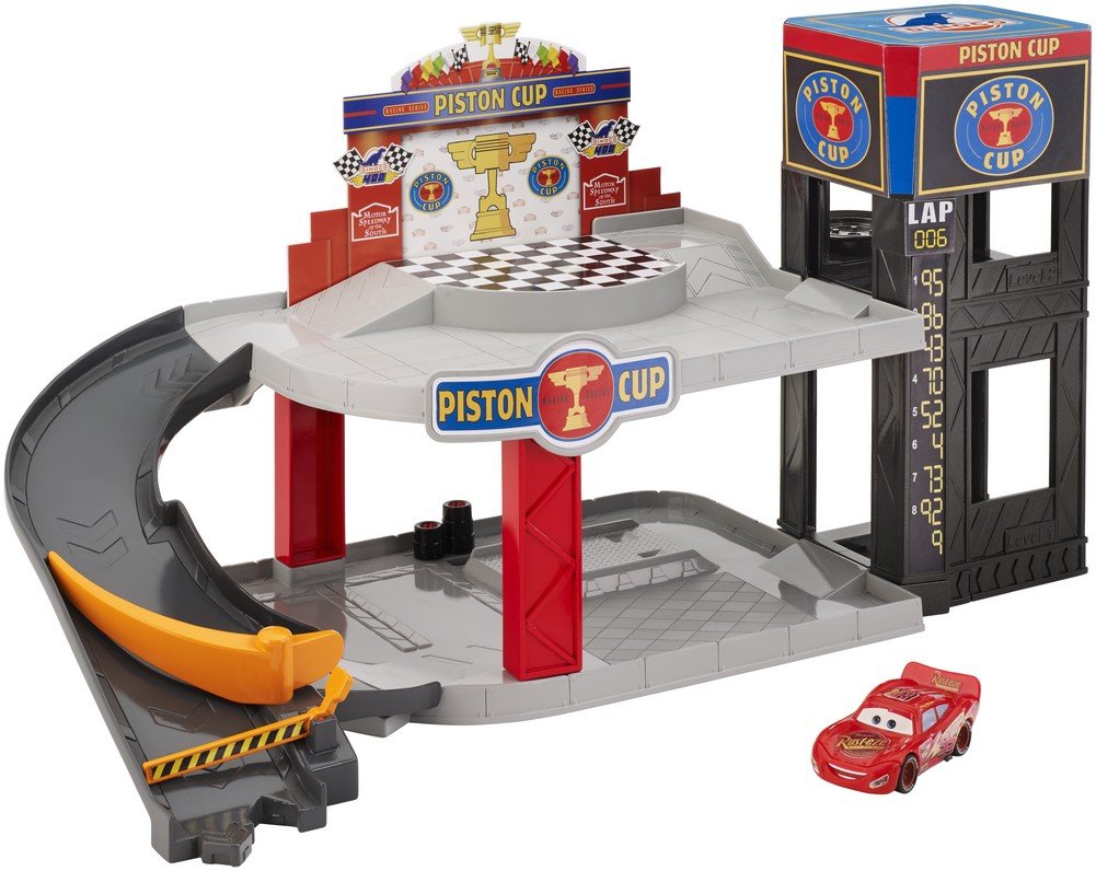 Disney Pixar Cars Piston Cup Racing Garage