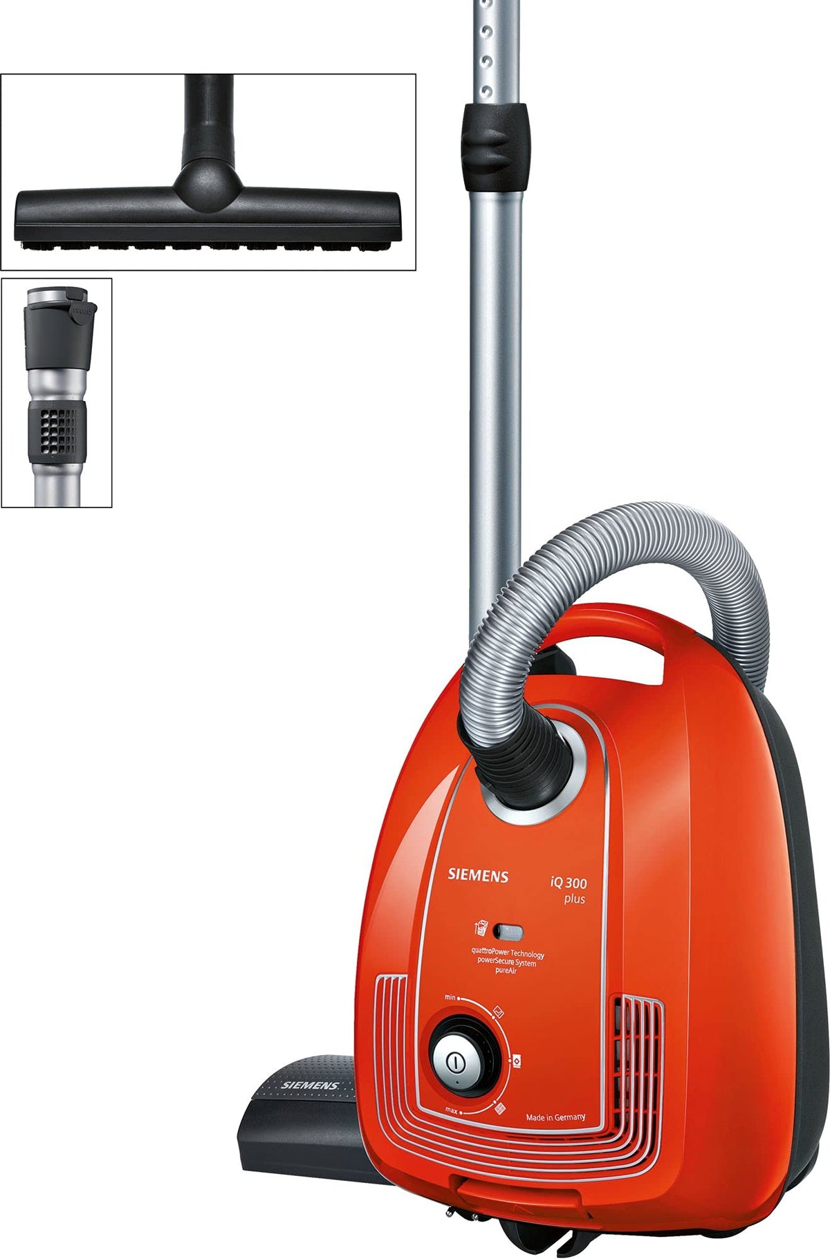 Siemens iQ300 Plus VSP3AAAA, Floor Vacuum Cleaner, Desert Sun, PureAir Hygiene Filter