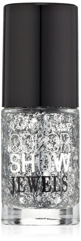 Maybelline New York Color Show Jewels Nail Lacquer Top Coat, Platinum Adorn, 0.23 Fluid Ounce