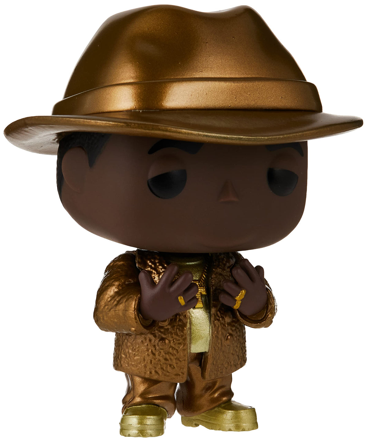 Notorious B.I.G. with Fedora (Gold Glitter Suit)