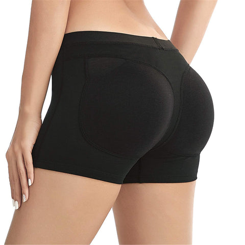 BEDSETS Butt Lifter Pants for Women Adjustable Hip Pads Shapewear Hip Enhancer Underwear Seamless Anti Chafing Control Pants Invisible Hip Pads Black Beige (Black/3 Pieces,L)